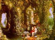 Jan Brueghel A Fantastic Cave Landscape with Odysseus & Calypso USA oil painting reproduction